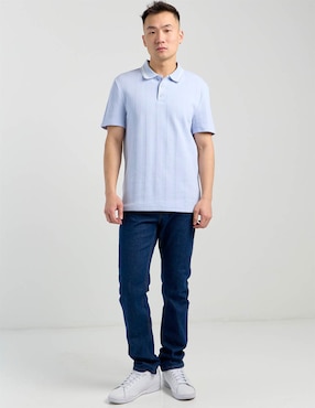 Jeans slim Contempo lavado medio para hombre