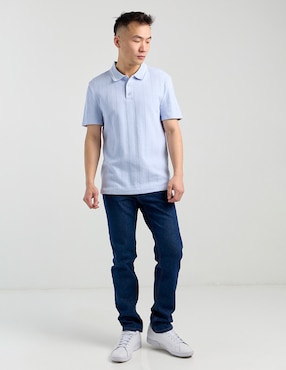 Jeans slim Contempo lavado medio para hombre