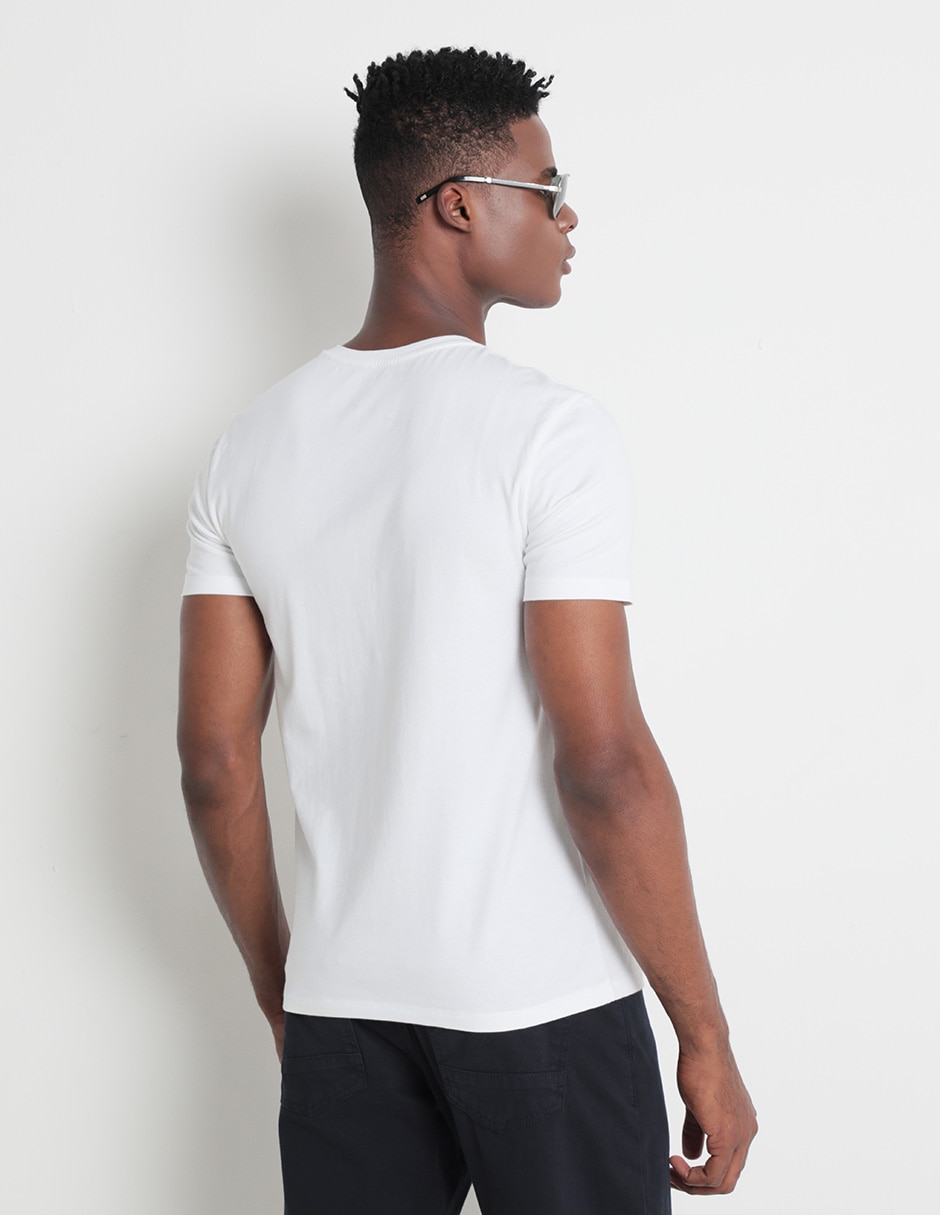 Playera cuello V para hombre 5