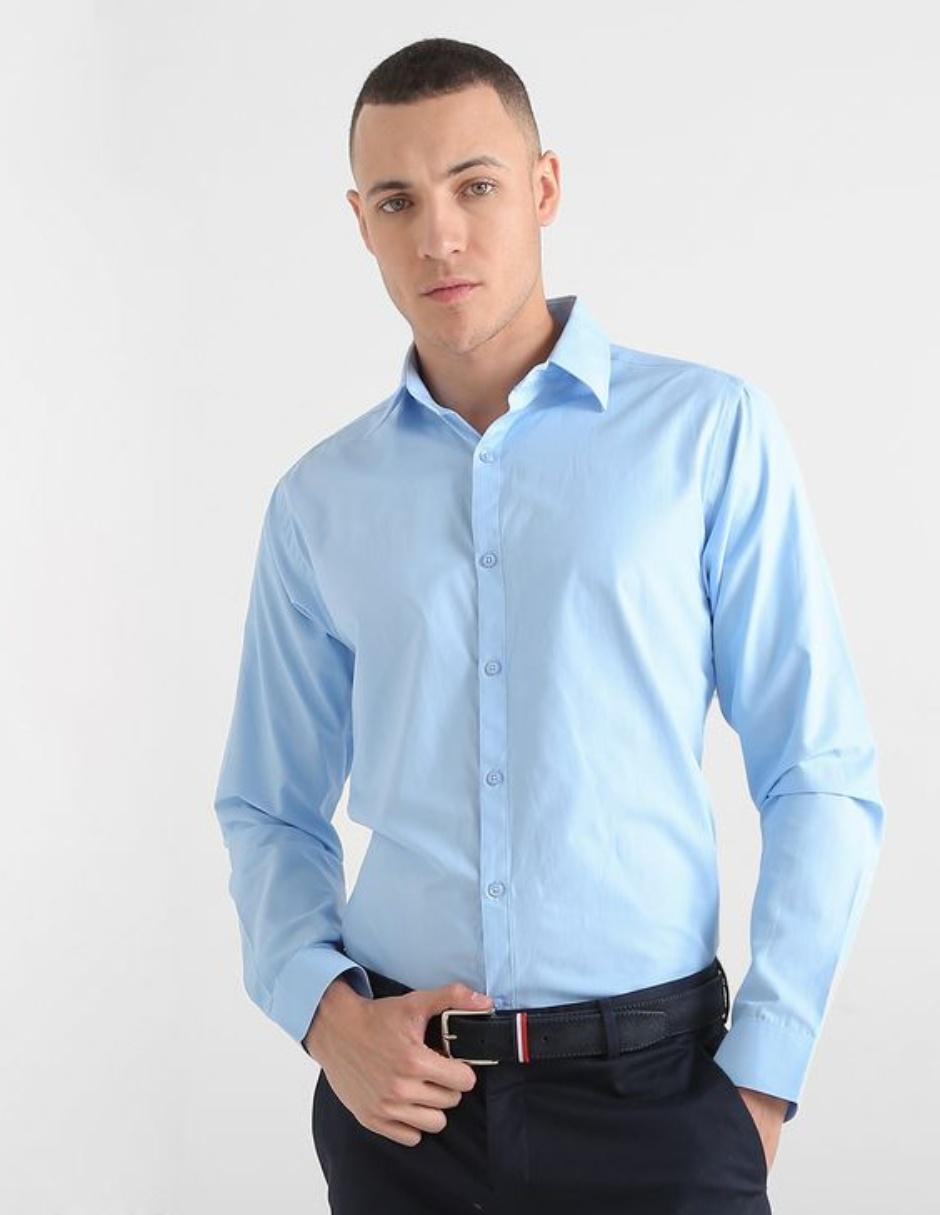 Camisa de vestir Contempo manga larga para hombre Camisa de vestir Contempo manga larga para hombre