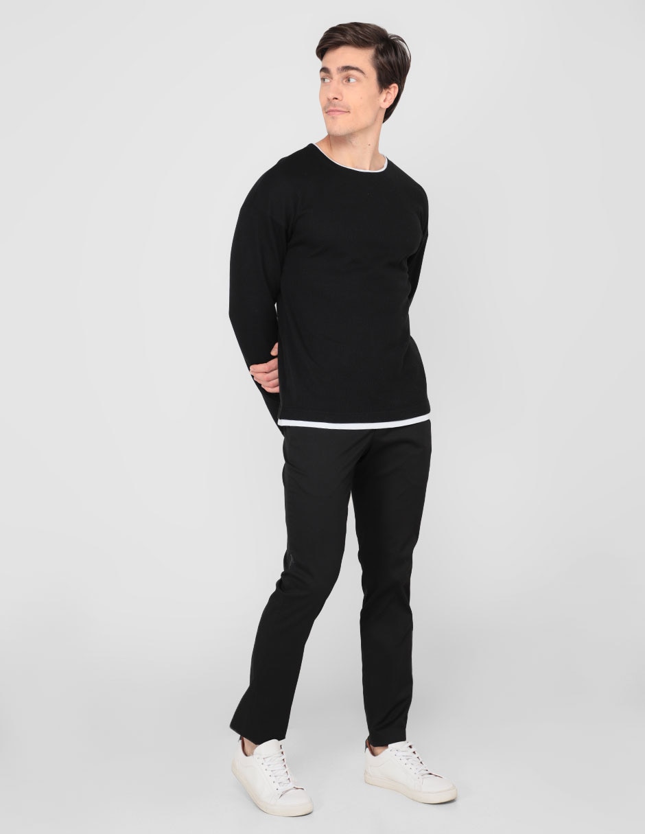 Pantalón slim de algodón para hombre 3