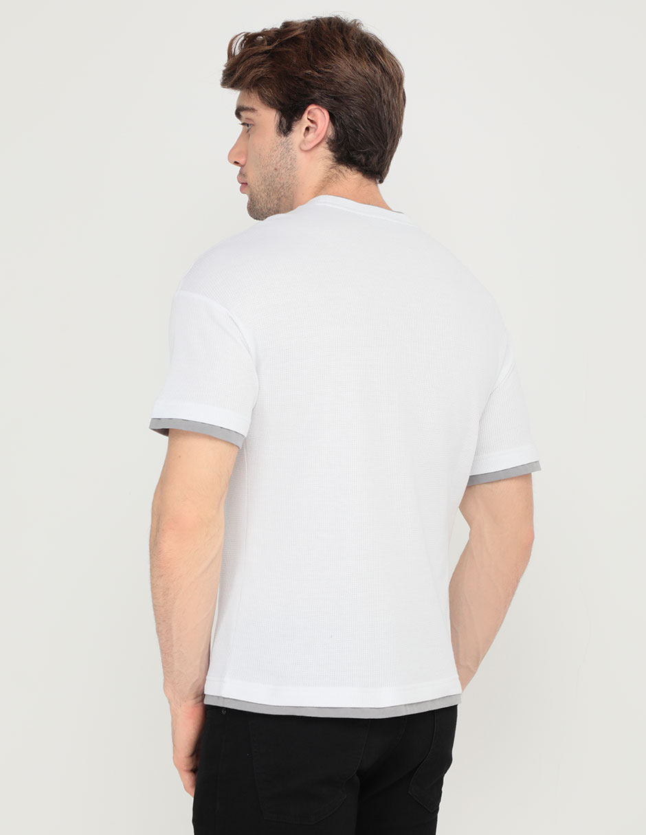 Playera cuello redondo para hombre 2