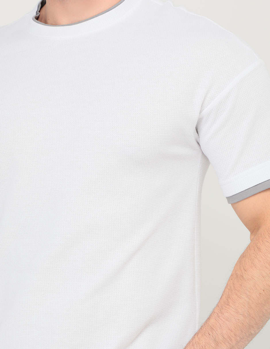 Playera cuello redondo para hombre 4