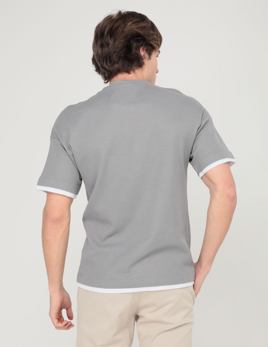 Playera cuello redondo para hombre 2