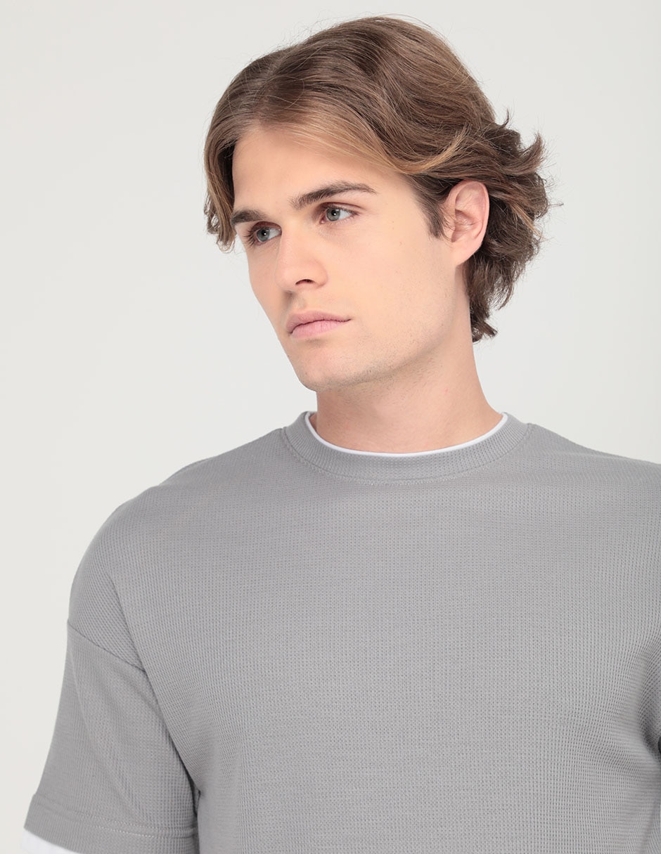 Playera cuello redondo para hombre 6