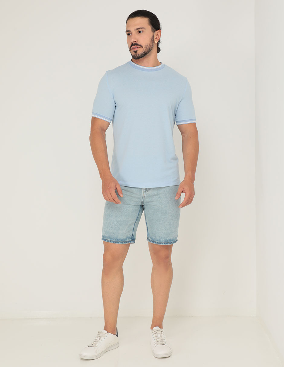 Bermuda de mezclilla para hombre 3