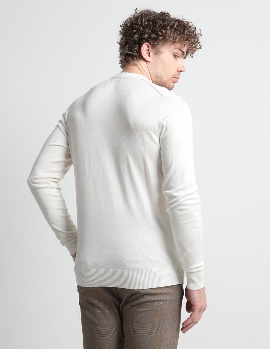 Suéter cuello redondo para hombre 2