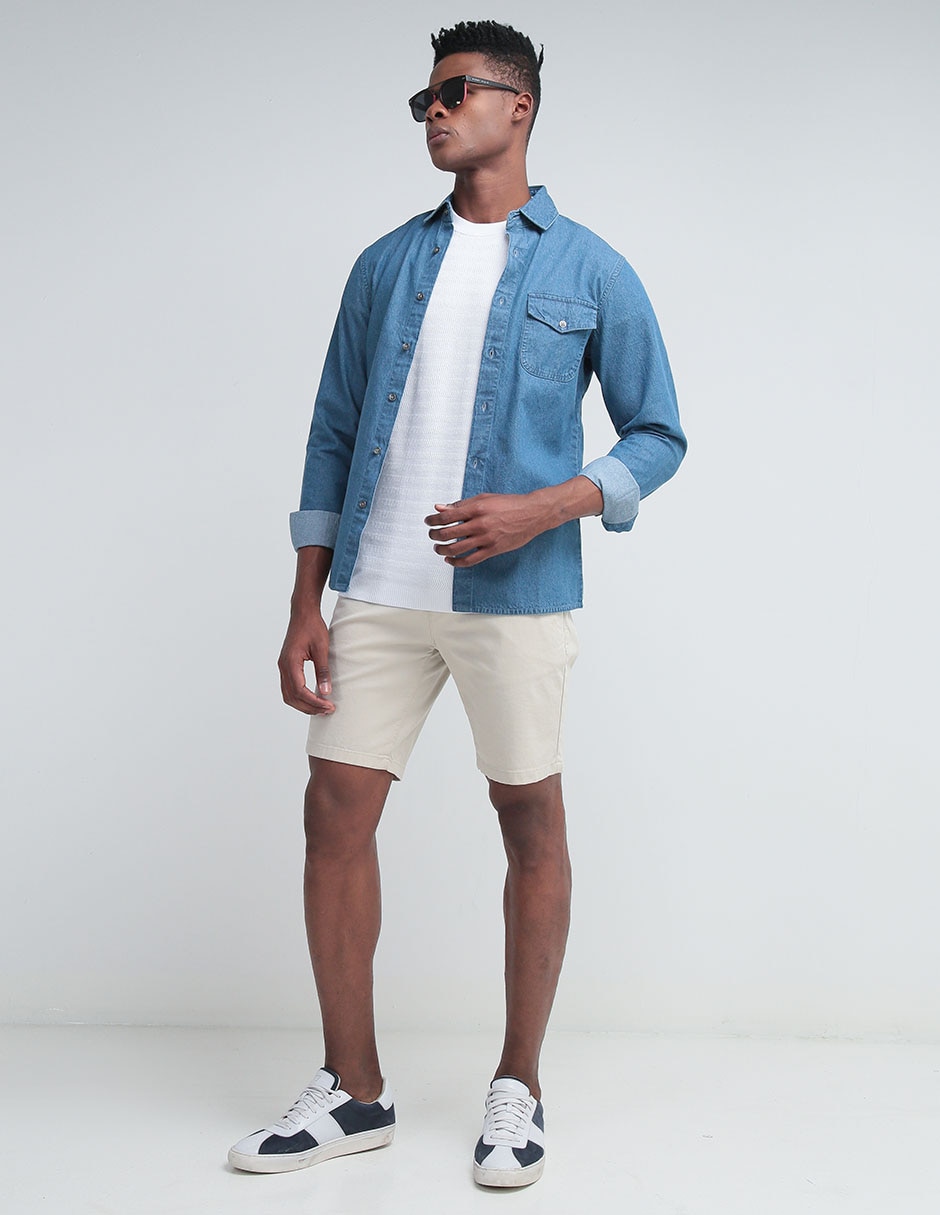 Playera cuello redondo para hombre 3