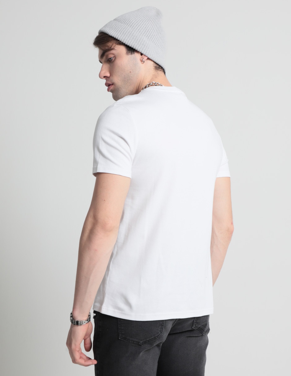 Playera cuello redondo para hombre 2