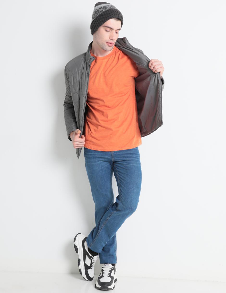 Jeans slim deslavado para hombre