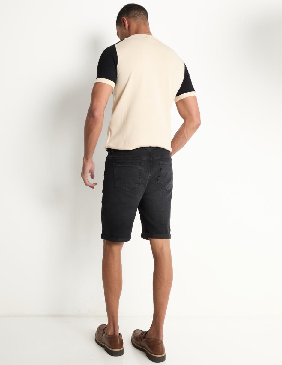 Bermuda de mezclilla para hombre 2