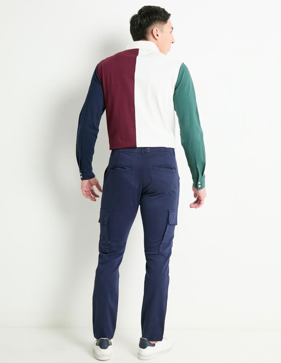 PANTALON CARGO CONTEM, 30, AZUL MARINO