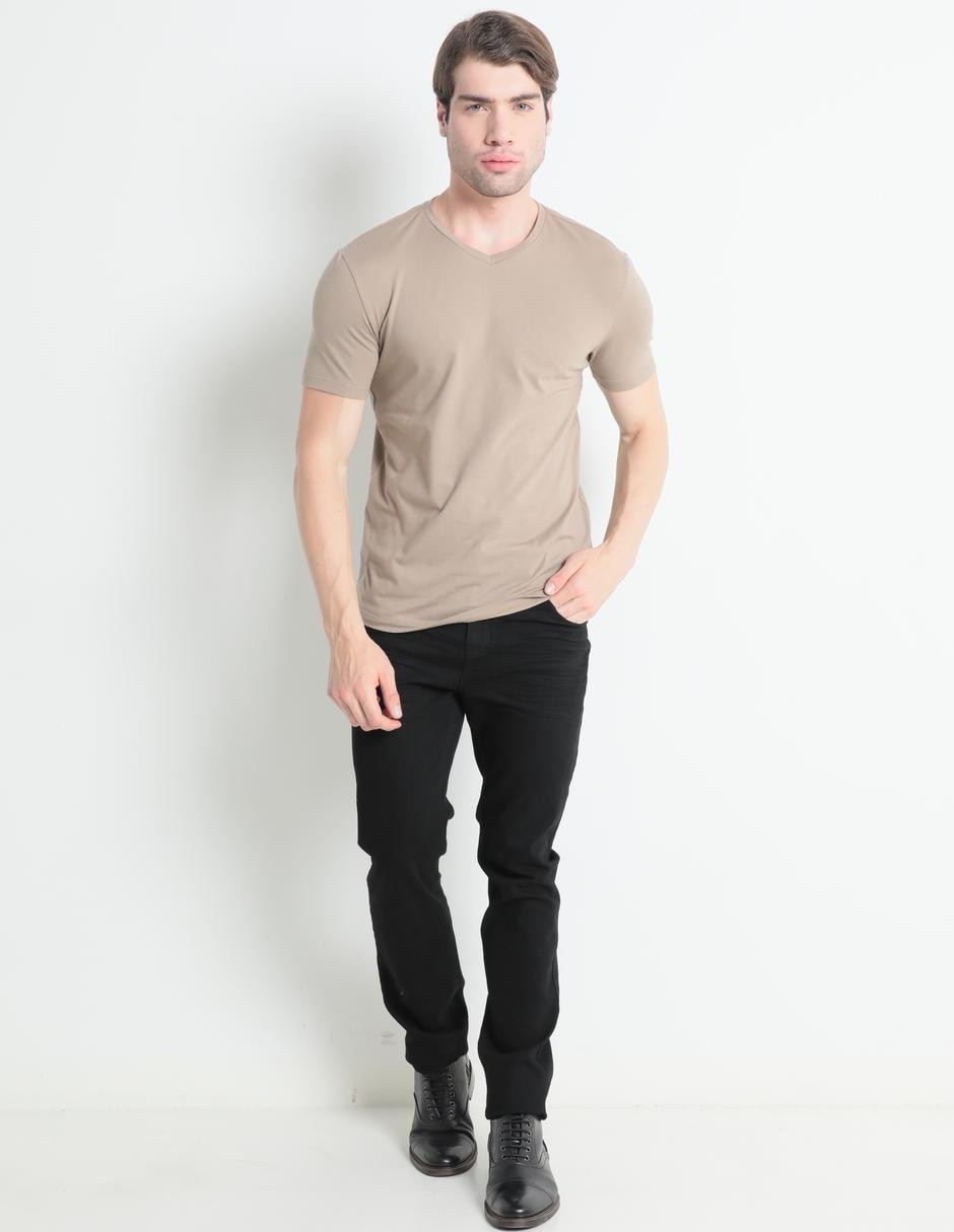 Playera cuello V para hombre 3