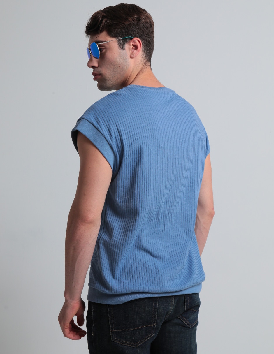 Playera cuello redondo para hombre 2