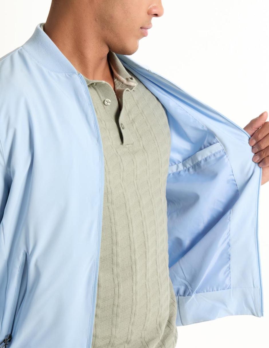 CHAMARRA CONTEMPO, G, DENIM CLARO LISO