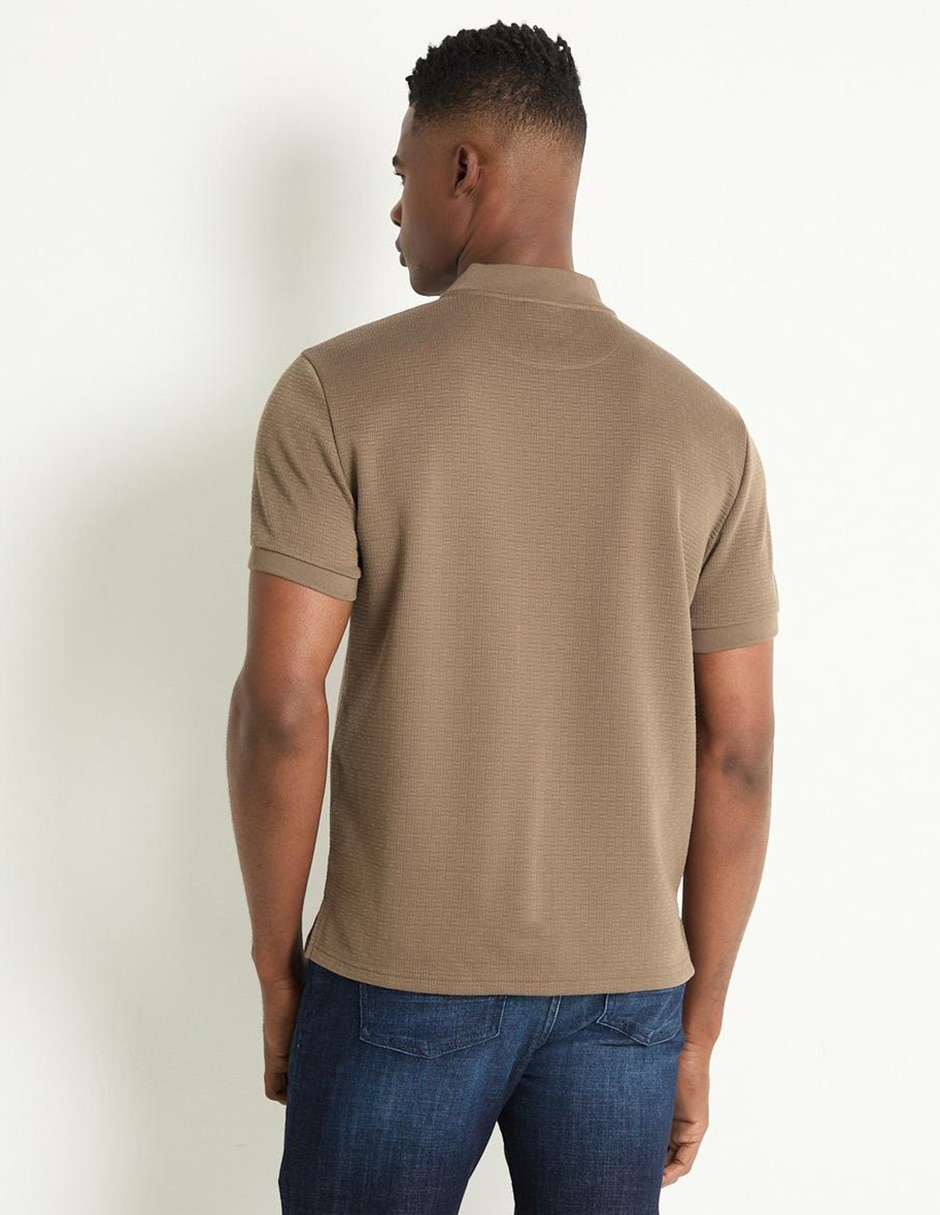 PLAYERA COH25139-01 CON, G, CAFÉ MEDIO