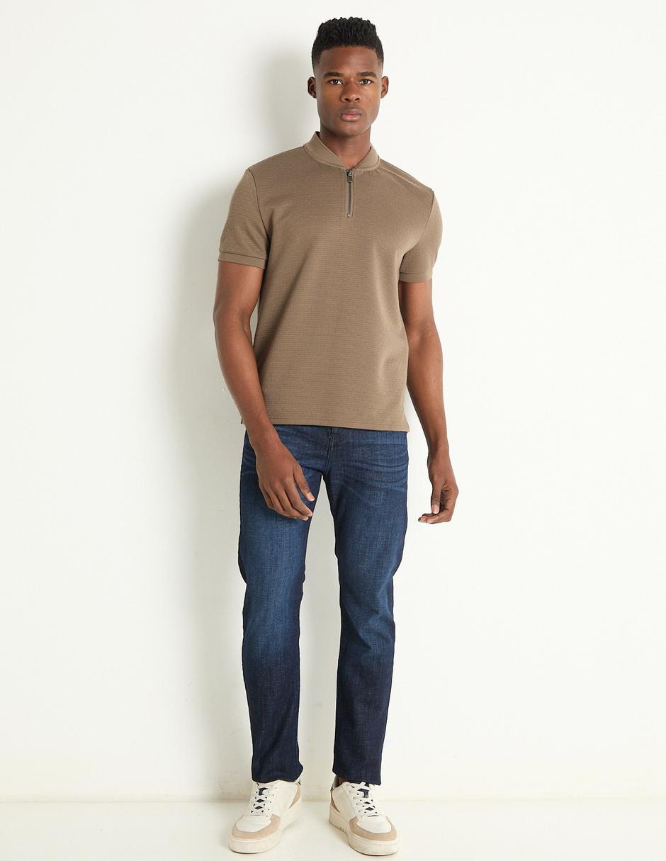 PLAYERA COH25139-01 CON, G, CAFÉ MEDIO