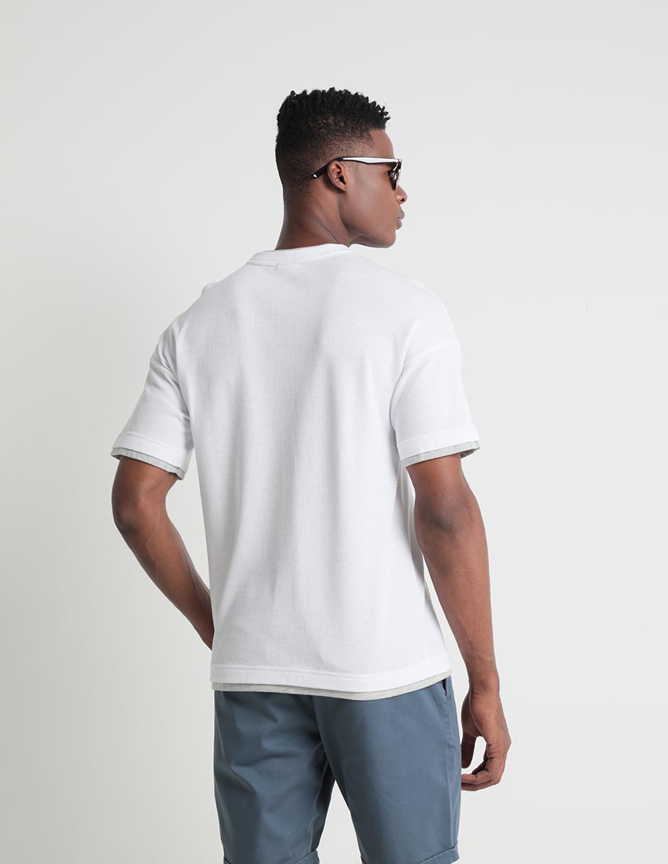 Playera cuello redondo para hombre 2