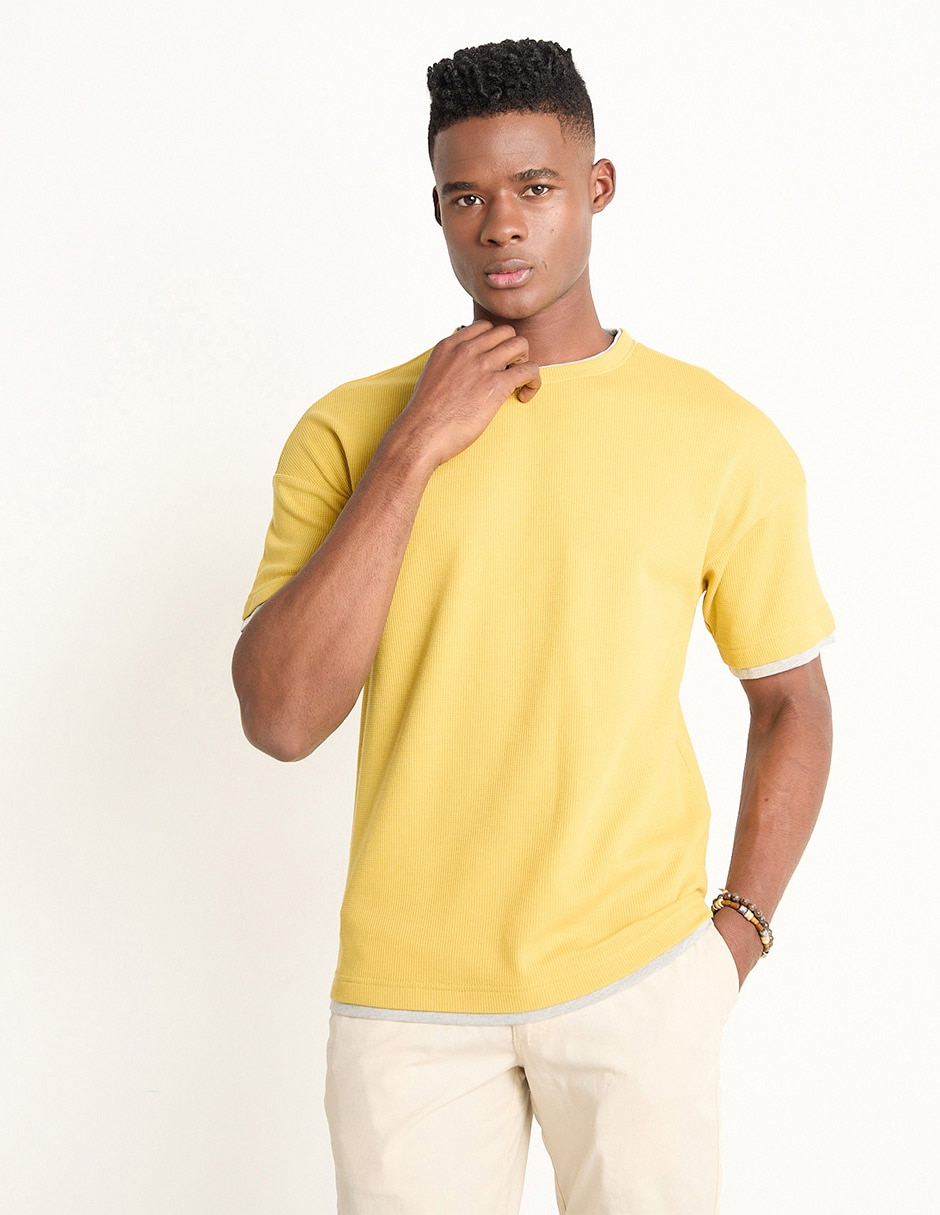 Playera cuello redondo para hombre Playera cuello redondo para hombre