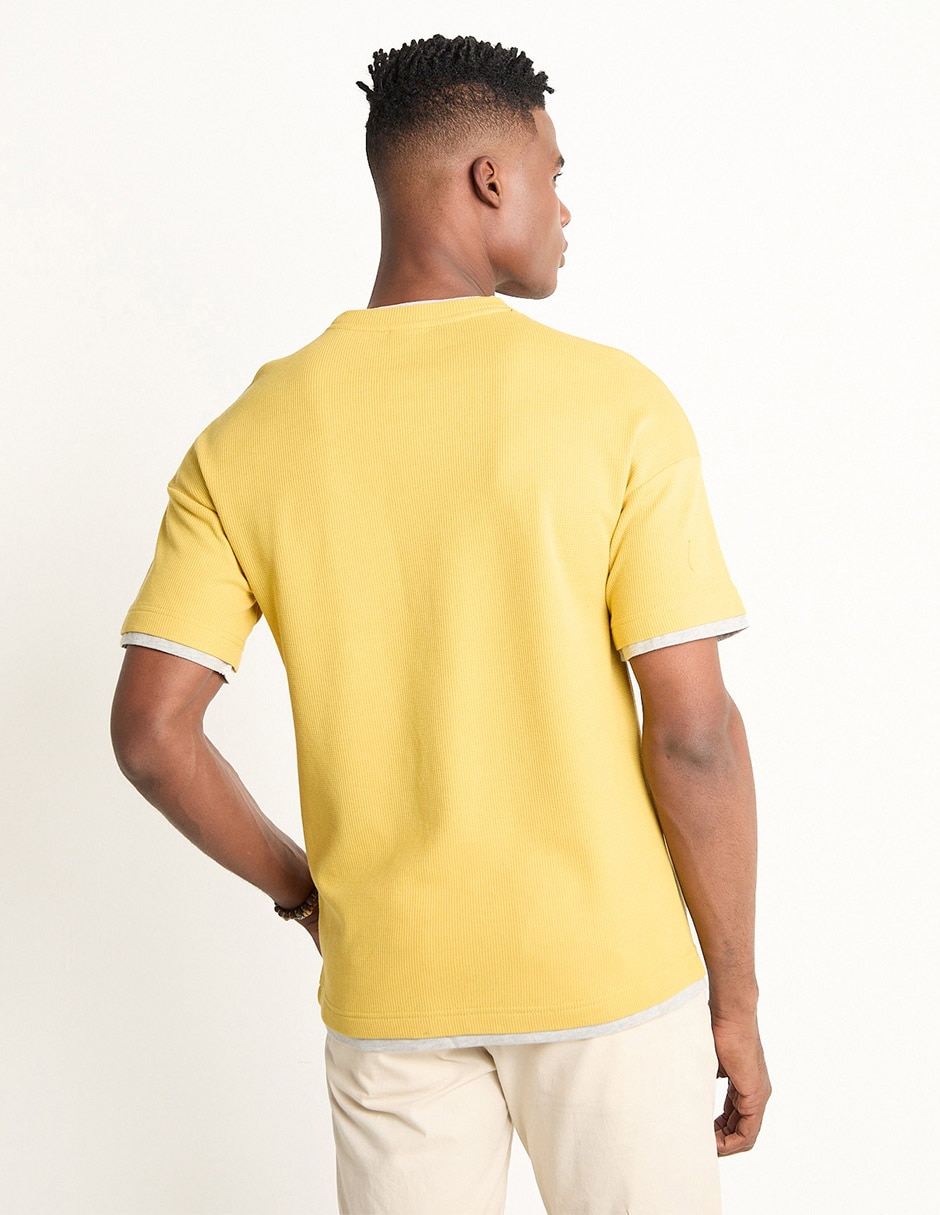 Playera cuello redondo para hombre 2