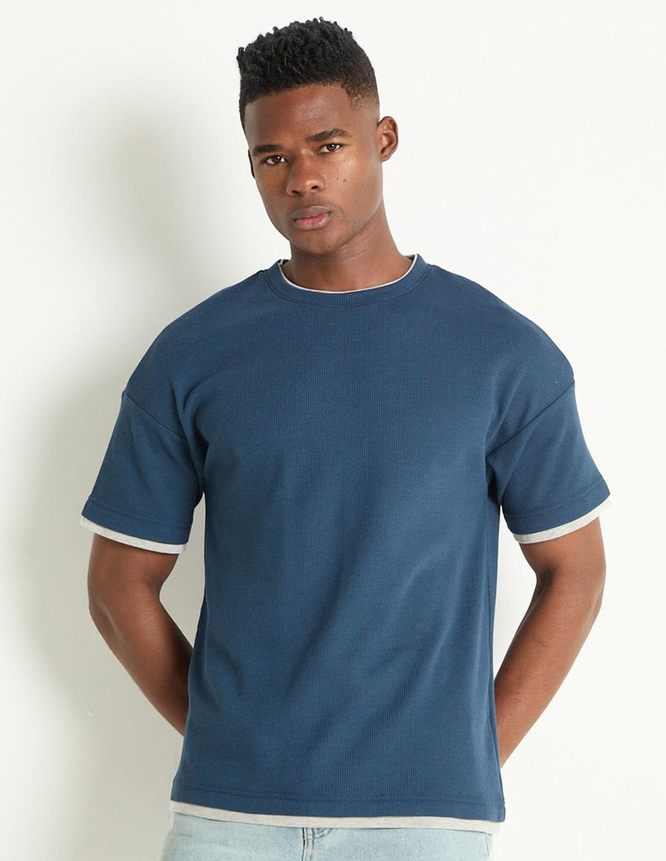 Playera cuello redondo para hombre
