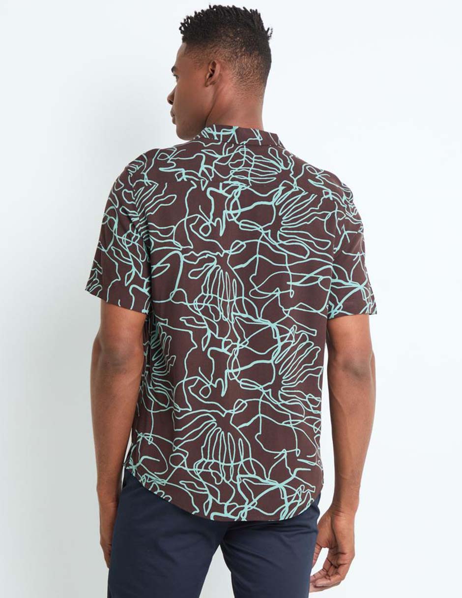 Camisa casual manga corta para hombre 2