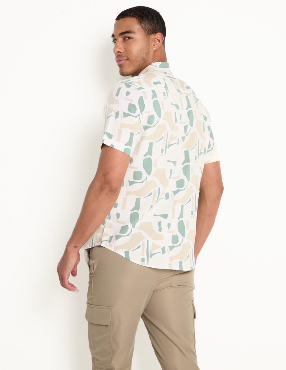 Camisa casual manga corta para hombre 2