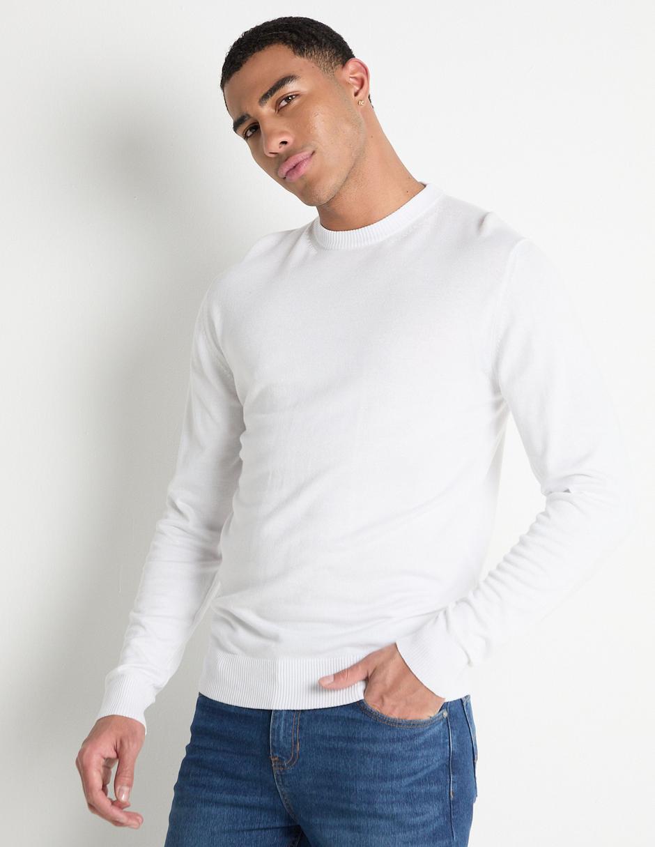 Suéter cuello redondo para hombre Suéter cuello redondo para hombre