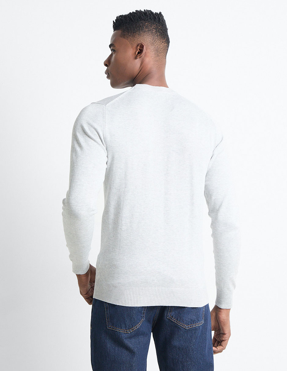 Suéter cuello redondo para hombre 2