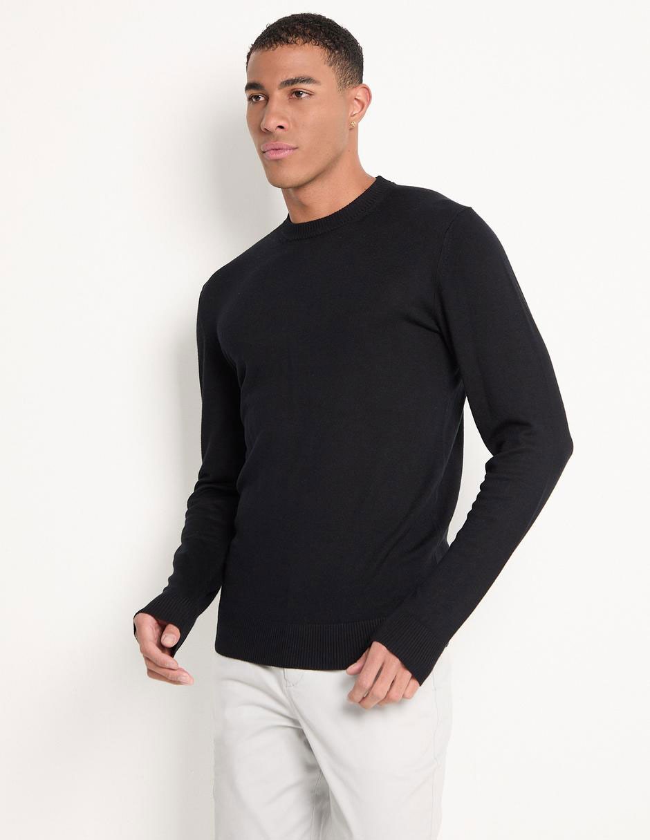Suéter cuello redondo para hombre