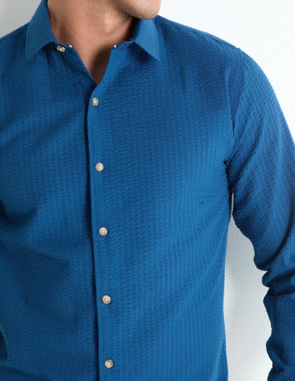 Camisa Business casual manga larga para hombre 4