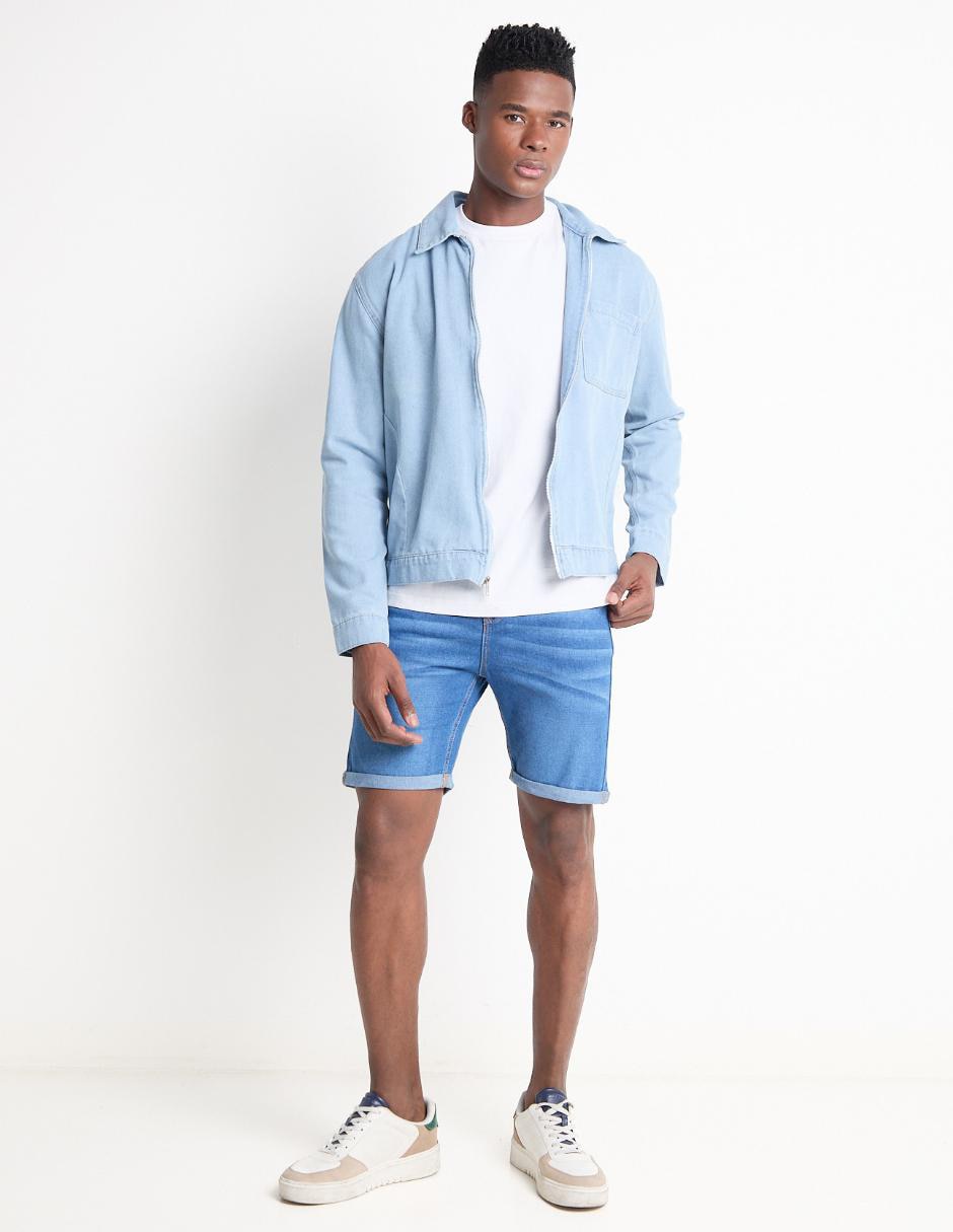 BERMUDA CONTEM, 28, ÍNDIGO DENIM CLARO