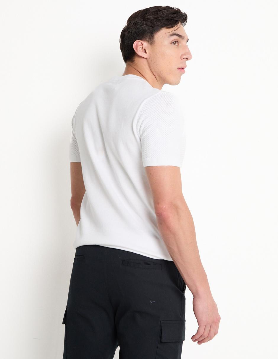 PLAYERA COH25034-02 CONTEMP, G, BLANCO