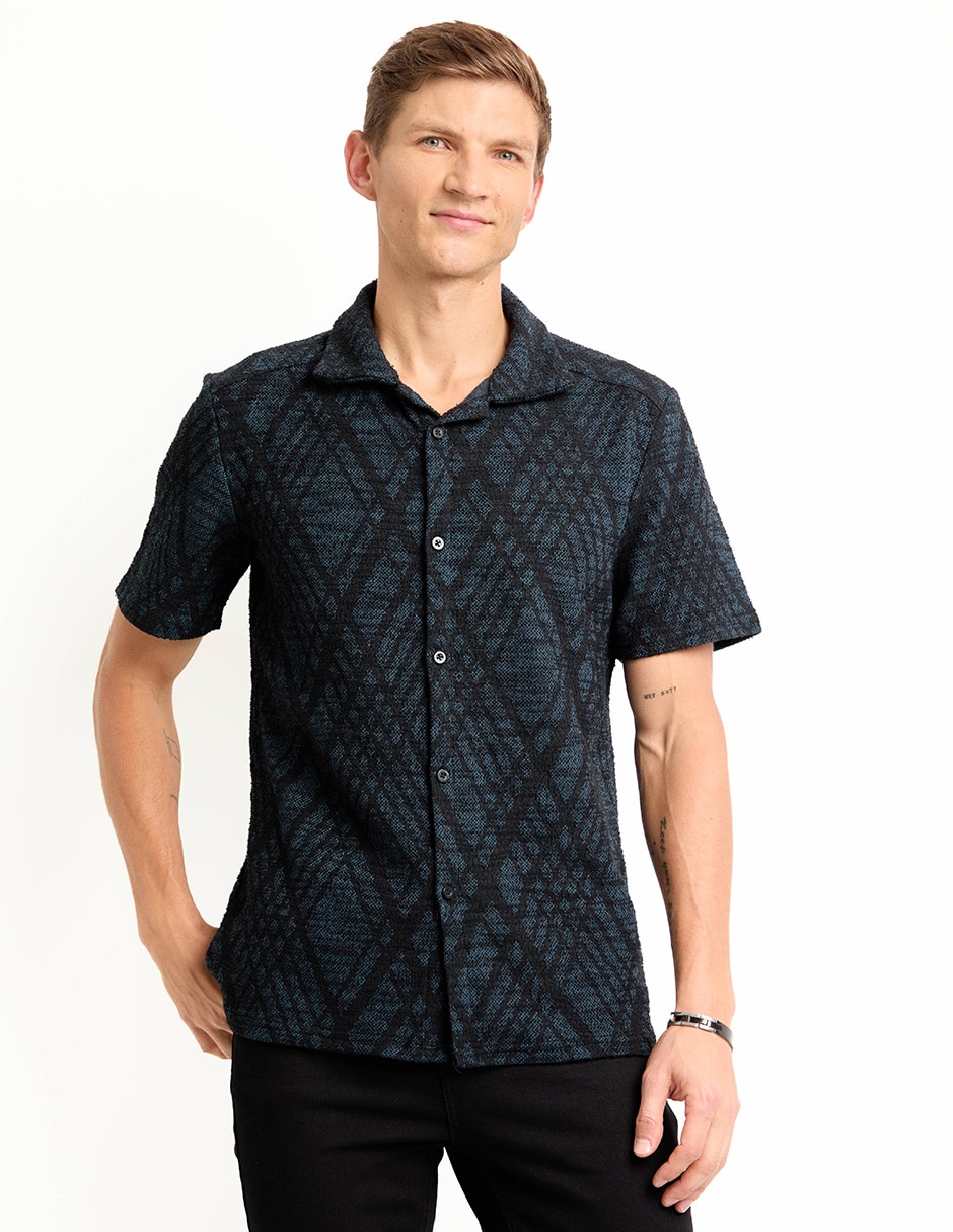Camisa casual manga corta para hombre Camisa casual manga corta para hombre
