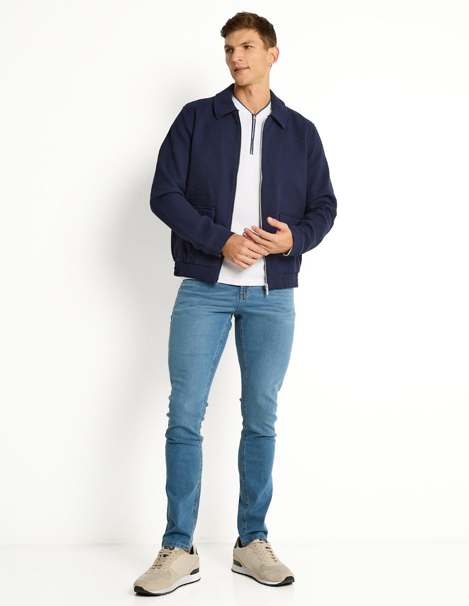 Chamarra bomber con bolsillos para hombre 3