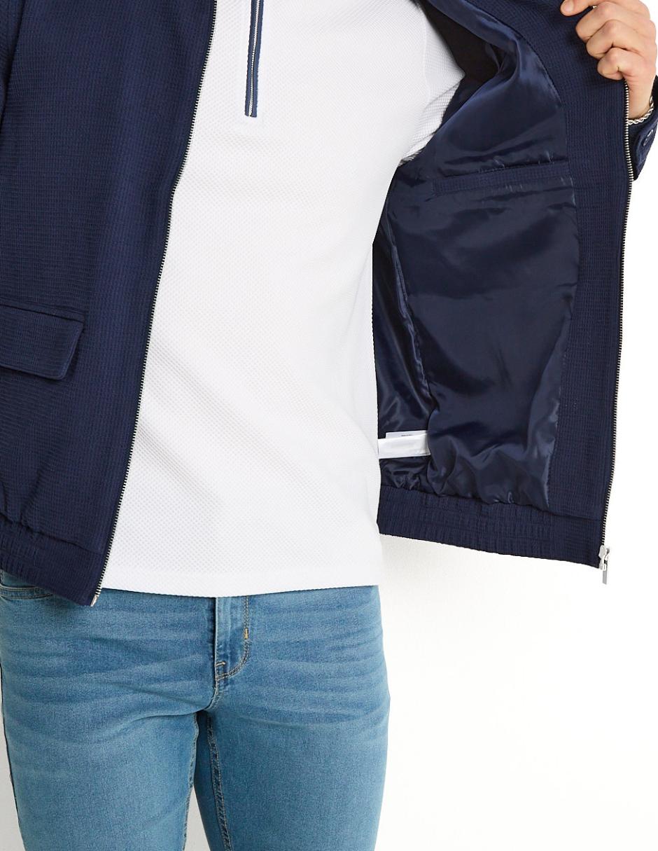 Chamarra bomber con bolsillos para hombre 5
