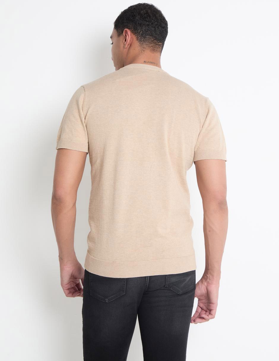 Playera cuello redondo para hombre 2