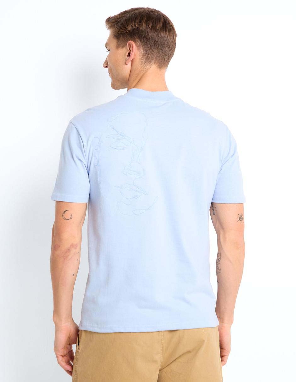 Playera cuello redondo para hombre 2