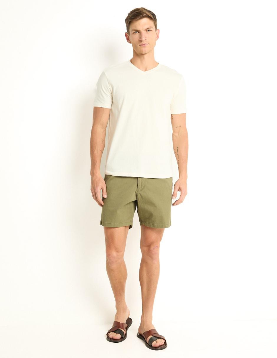 Playera cuello v para hombre 3
