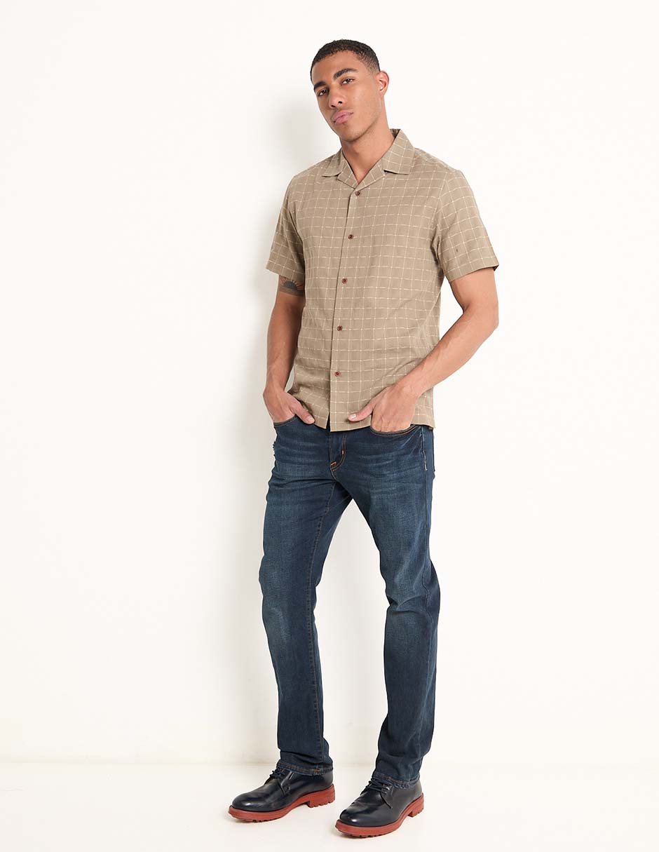Camisa casual manga corta para hombre 3