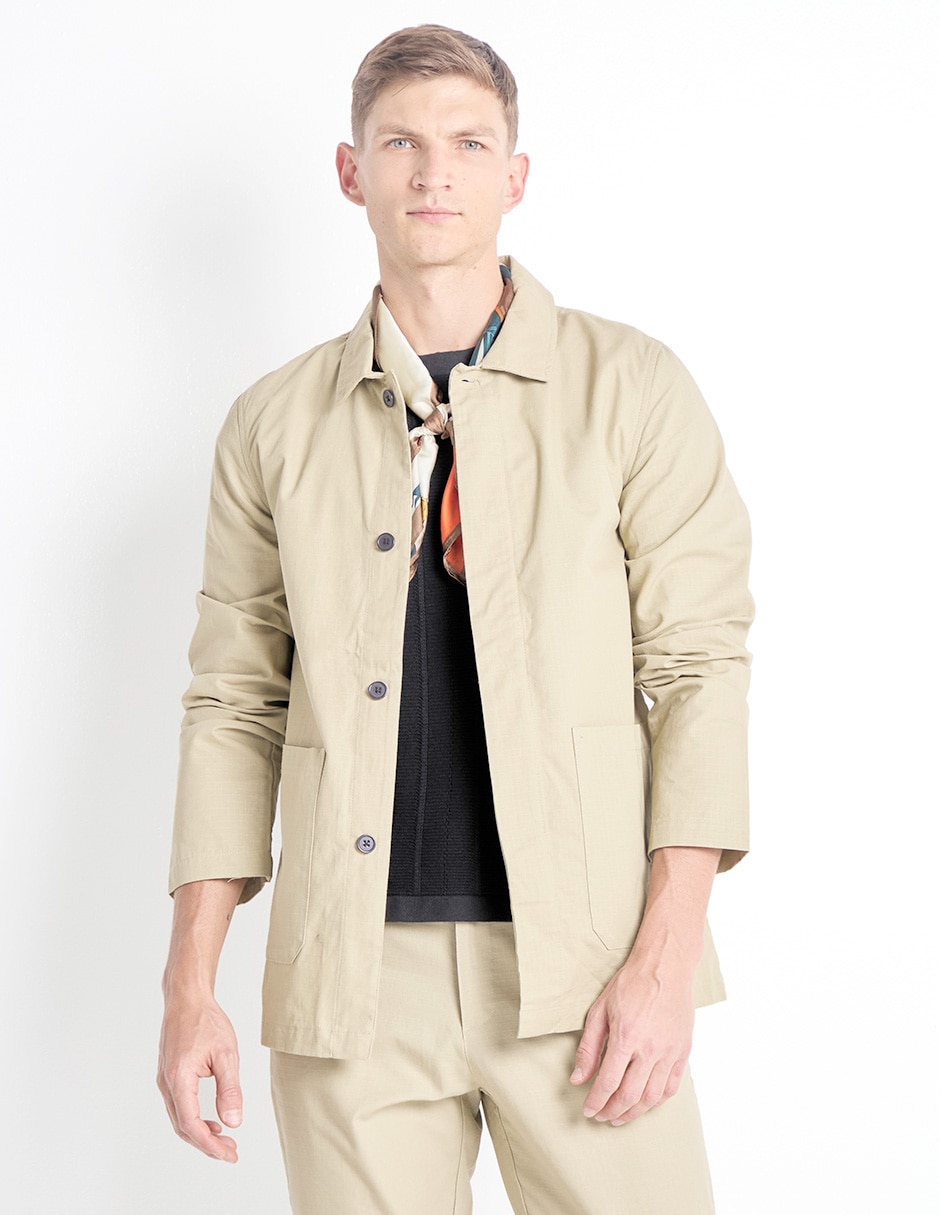 Sobrecamisa casual manga larga para hombre Sobrecamisa casual manga larga para hombre