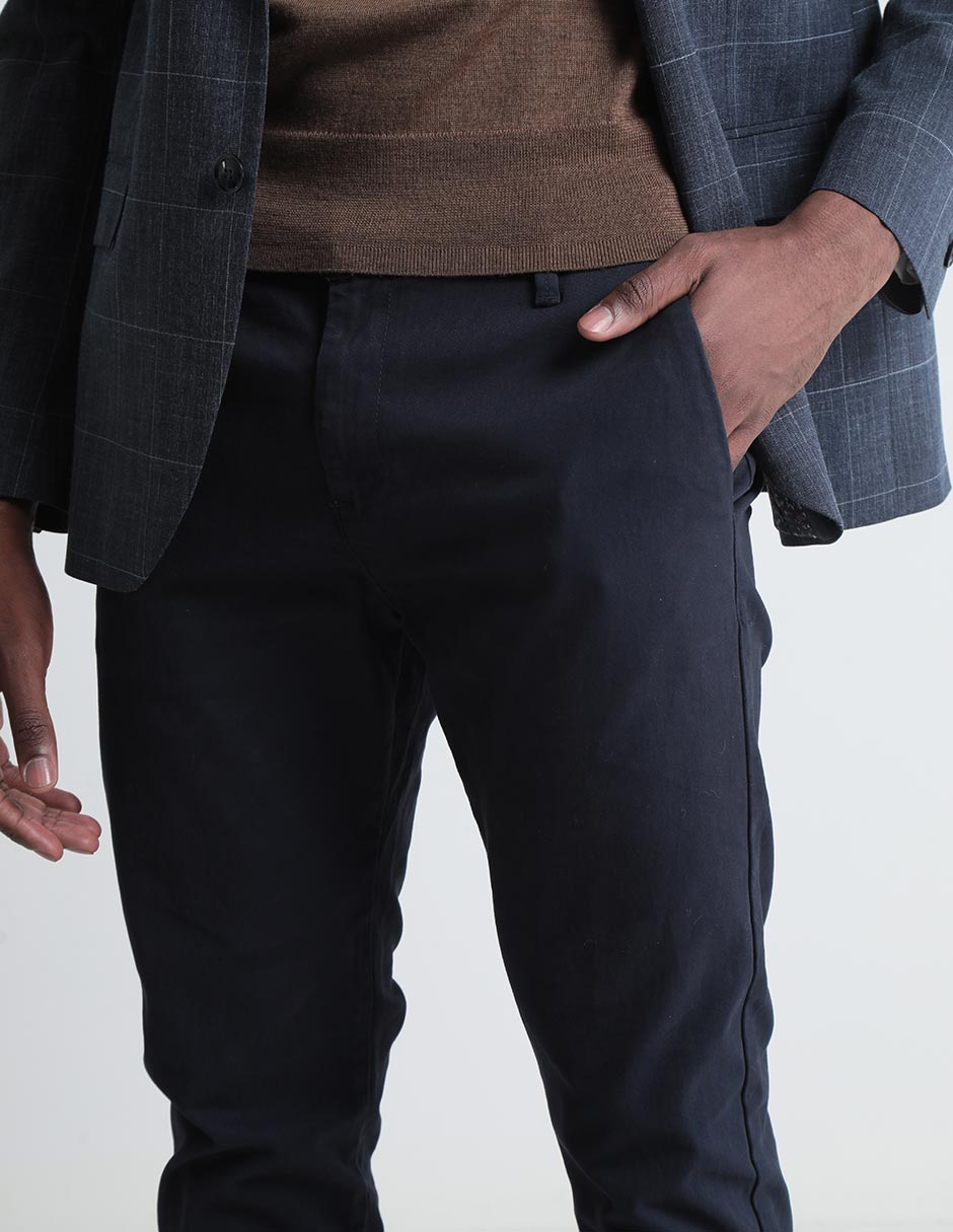 Pantalón de vestir recto para hombre 4