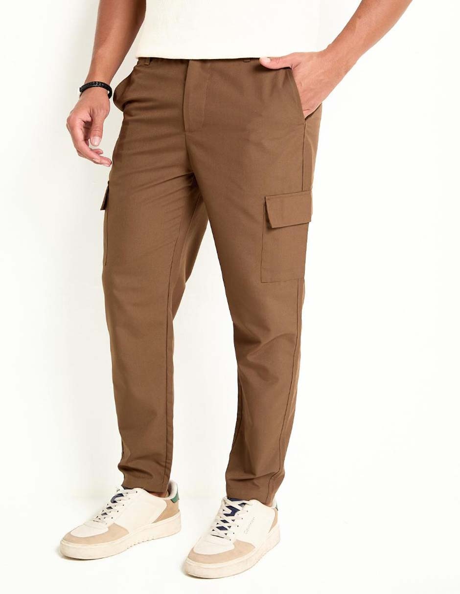 Pantalón cargo slim para hombre