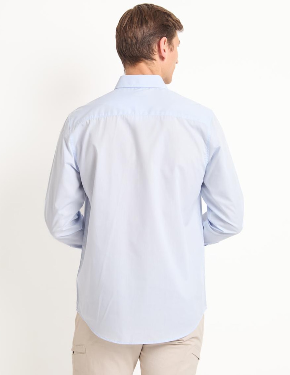 Camisa casual manga larga para hombre 2