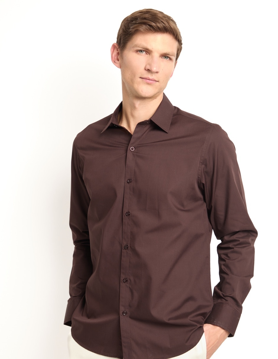 Camisa casual manga larga para hombre Camisa casual manga larga para hombre