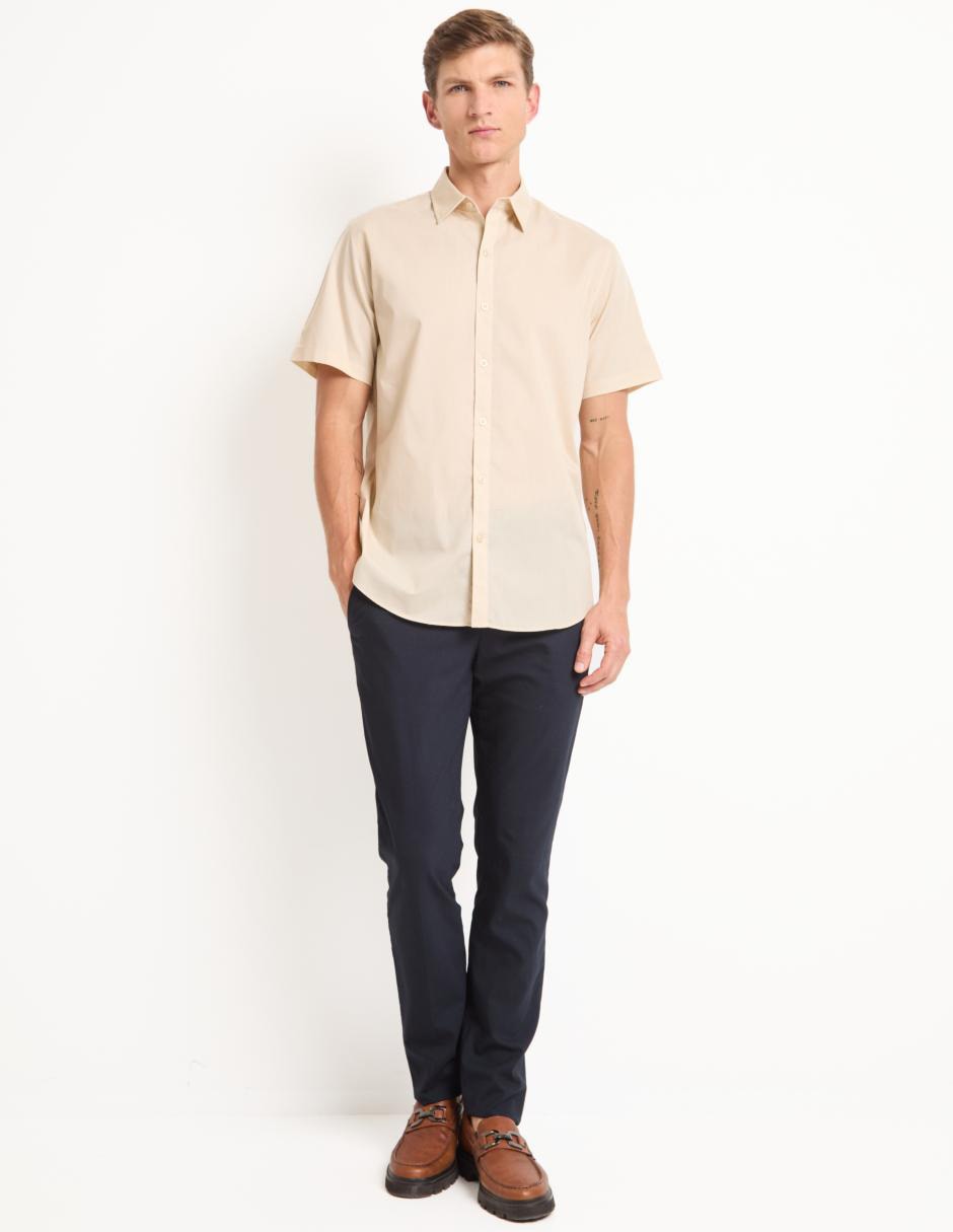 Camisa casual manga corta para hombre 3