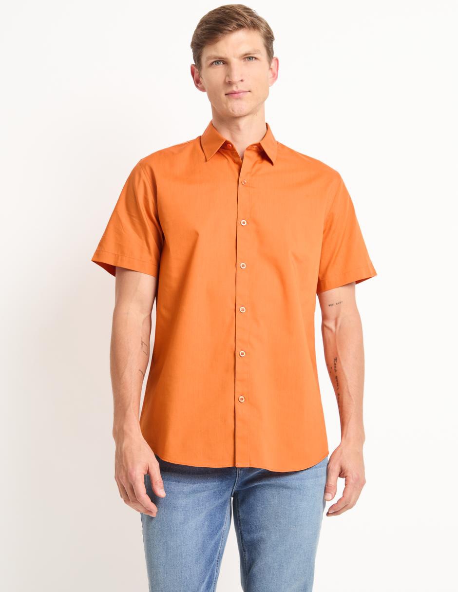 Camisa casual manga corta para hombre