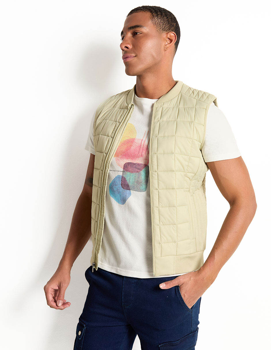 Chaleco Impermeable Capitonado para hombre
