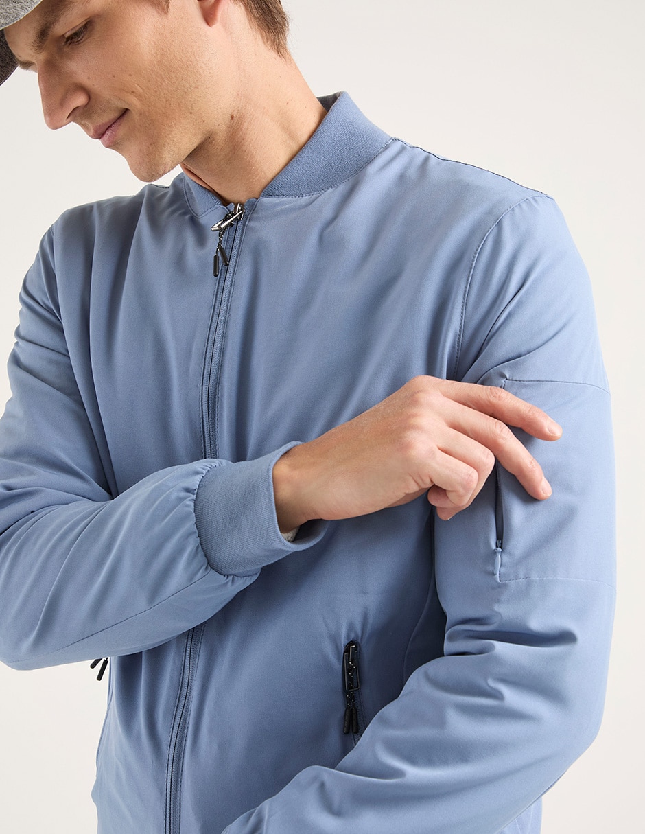 CHAMARRA CONTEMPO, M, AZUL ACERO LISO C