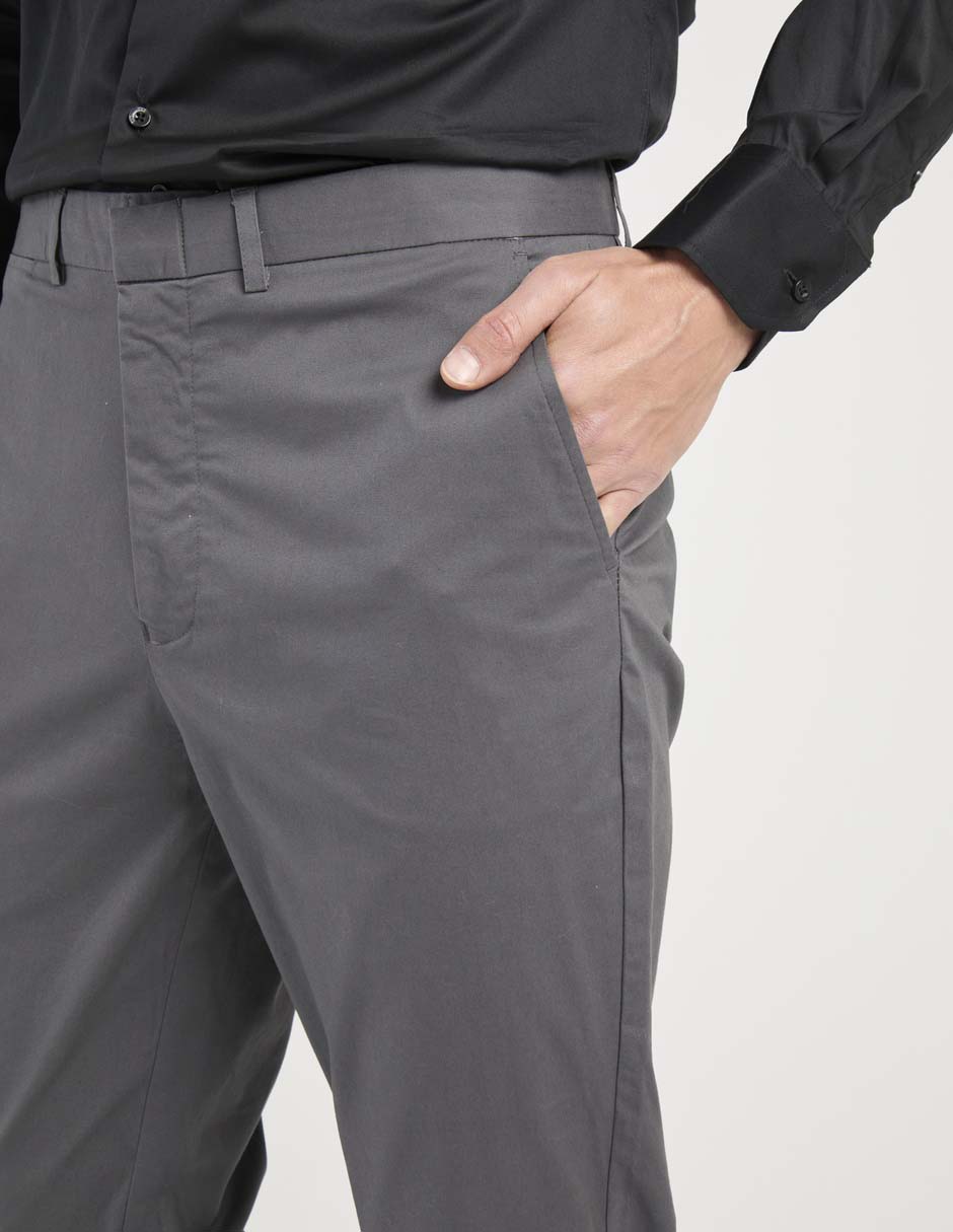 PANTALON BANANA CONT, 32, GRIS OBSCURO